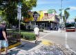 Azucar mural of Celia Cruz on Calle Ocho, Little Havana, Miami.